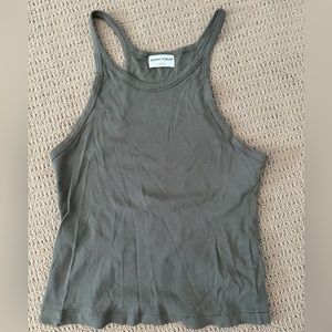 NWOT Denim Forum Ribbed Tank